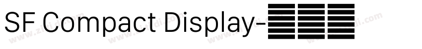 SF Compact Display字体转换